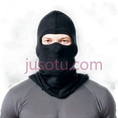 戴着黑色头套,灰色衣服的人,运动装,灰色PNG