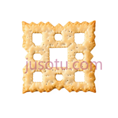 饼干,方形镂空,黄色PNG