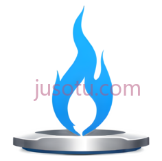 火焰,卡通,蓝色PNG