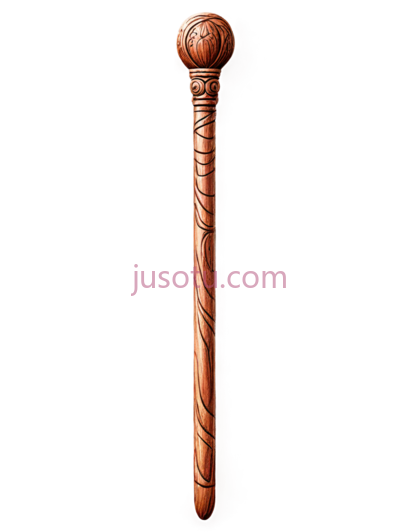 木质魔杖, PNG