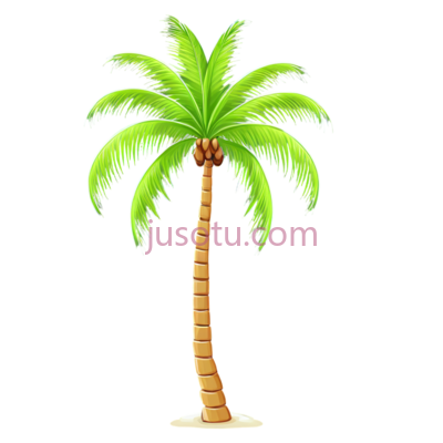 卡通,棕榈树, PNG
