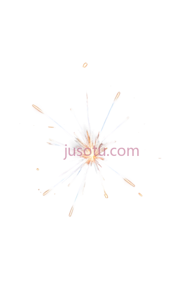 烟花,绽放,白色, PNG