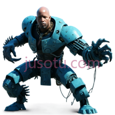 机器人,科幻,蓝色PNG