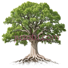 橡树,树根PNG
