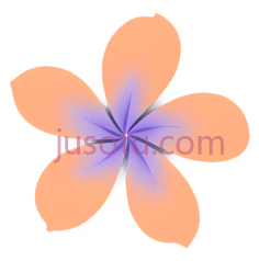花,抽象,橙色,紫色PNG