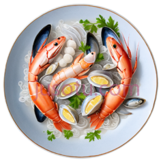 海鲜菜品PNG