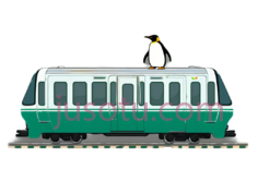 企鹅,卡通,白色, 黑色PNG