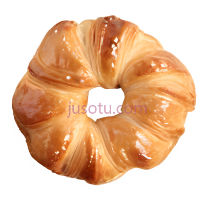 羊角面包,圆形,棕色, PNG
