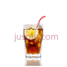饮品,玻璃杯,柠檬,冰块PNG