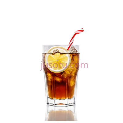 饮品,玻璃杯,柠檬,冰块, PNG
