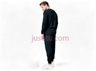 男性,长袖衫,运动裤, PNG