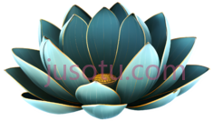 莲花瓣,金属PNG