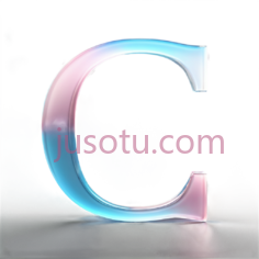 字母,3D,蓝色,粉色PNG