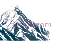 山峰,插画,白色,蓝色,黑色PNG