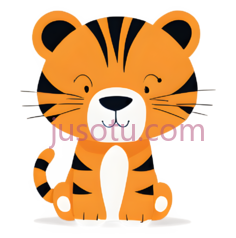 可爱小老虎PNG