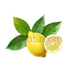 柠檬,柠檬片,柠檬叶PNG