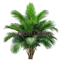 棕榈树,插画,绿色PNG