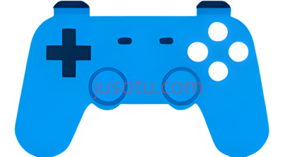 游戏手柄,蓝色, PNG