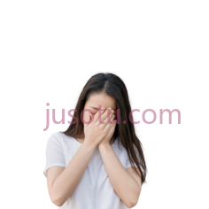 年轻女性,悲伤PNG