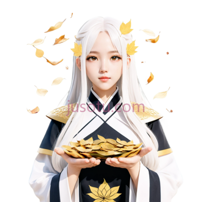 动漫人物,与现代结合,白色头发,衣服, PNG