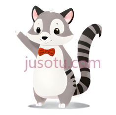浣熊,卡通,灰色,白色,黑色PNG