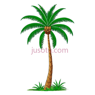 卡通,棕榈树, PNG